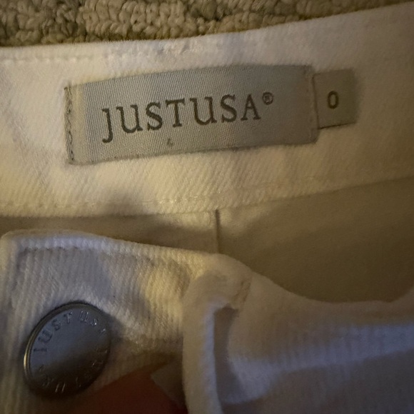 Just USA White Denim Pants - Picture 3 of 3
